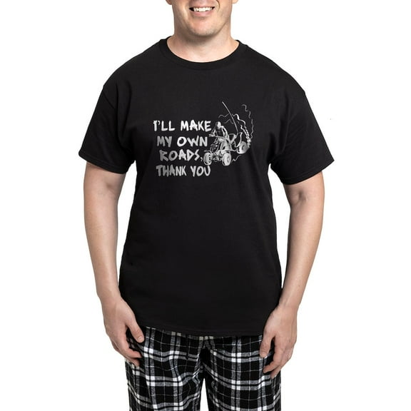 CafePress - Men's Dark Pajamas - Men's Dark Loose Fit Cotton Pajama Set