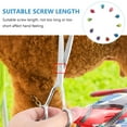 thumbnail image 3 of 10pcs High Transparent Hair Scissors Accessories Scissor Bumpers Silencer (Random Color), 3 of 8