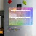thumbnail image 4 of TUOBARR Colored Acrylic Week Plan Memo Message Board With Erasable Refrigerator Sticker, 4 of 5