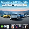 thumbnail image 7 of 2-in-1 Wireless CarPlay & Android Auto Adapter, Converts Wired CarPlay to Wireless, Plug and Play Dongle with Stable Auto-Reconnect, Extended Cable and USB-C Converter, for iOS 10+ and Android 12+, 7 of 7