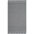 thumbnail image 5 of SAFAVIEH Montauk Patton Geometric Cotton Area Rug, Ivory/Navy, 5' x 8', 5 of 10