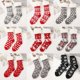 thumbnail image 3 of Calcetines para el hogar para mujer y niña, calcetines gruesos de punto con forro polar, calcetines de invierno para interiores y exteriores, calcetines térmicos suaves y difusos de Navidad, 3 of 4