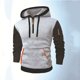 thumbnail image 5 of pstuiky camisa de manga larga para hombre, Pantalón corto informal de color liso para hombre, para exteriores, con bolsillo, cremallera y manga larga con capucha tops de invierno para hombre xxl, 5 of 8