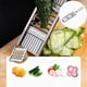thumbnail image 5 of Rallador de verduras Sunnimix Picador Rebanador Ralladores de Zanahoria 3 Cuchillas Cortador de patatas, 5 of 8