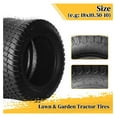 Gexandy 8x10.5010 Lawn Garden Turf Tire Tubeless Set of 2 4 Ply 18x10