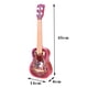 thumbnail image 4 of Ukelele de , juguete educativo, guitarra pequeña, lindo juguete portátil de guitarra simulada para cultivar interés, práctica, principiantes, rojo Hugo  Mini ukelele para niños, 4 of 10