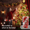 thumbnail image 4 of Esferas De Navideñas Plástico 6cm 30 Pzs Para Decoración Xtellar Rojo, 4 of 4