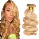 thumbnail image 1 of Extensiones de cabello Nuailisex Honey Blonde Body Wave 45-55cm, 1 of 8