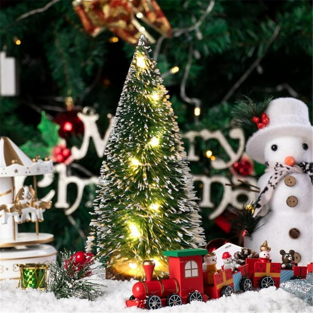 TIMIFIS Christmas Lights Christmas Decorations Desktop Decoration With LED Lights Mini Christmas Tree Christmas DecorationsFall