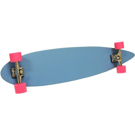 Sk8 Decks Skateboards - BLUE PINK LONGBOARD SKATEBOARD COMPLETE DECK, TRUCKS, WHEELS