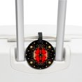 thumbnail image 3 of Seven Starred Ladybird 2Pcs PU Leather Round Luggage Tags with Privacy Cover and Name ID Tag for Suitcase, Handbags, Backpacks, School Bags, 3 of 6