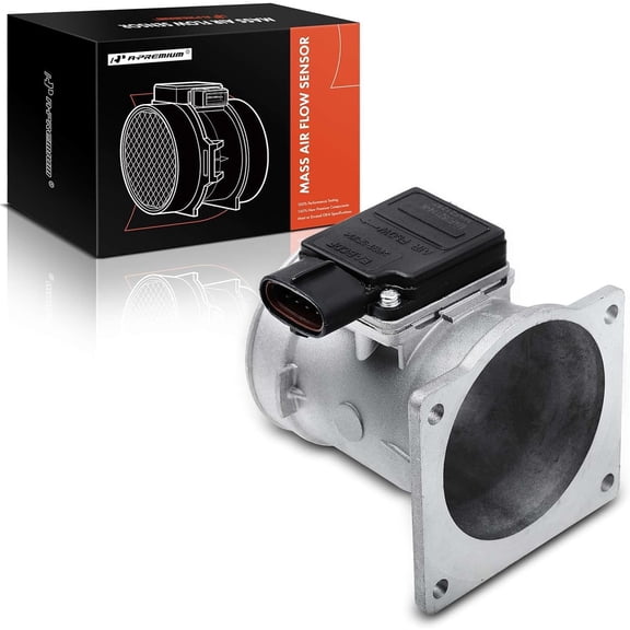 A-Premium Mass Air Flow Sensor Meter Assembly - [W/ 4Pins] - fit 68Cyl 3.8 4.6 5.0 5.8 - Compatible with Ford Grand Marquis 92-94 Mustang 94-95 & Lincoln Town Car 93-94 & Mercury Grand Marquis 92-94