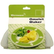 good living microwave omelet maker, quick and easy omelets, no oil or butter needed, dishwasher safe #16835
