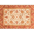 thumbnail image 1 of Ahgly Company Indoor Rectangle Abstract Orange Modern Area Rugs, 2' x 4', 1 of 4