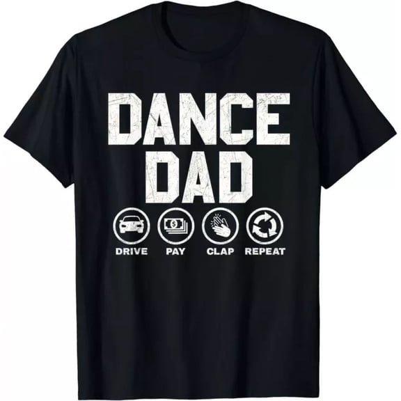 Funny Dance Dad Shirt Proud Dancer Dancing Father Men Tees Gift T-Shirt Unisex S-5XL Hot Trending Shirt, Vintage Birthday Gift