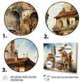 thumbnail image 3 of Designart "Tower Magic Italy Leaning wall art" Italy Floater Framed Canvas Art Print, 3 of 7
