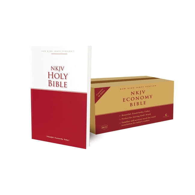Nkjv Economy Bible Paperback Case Of 40 Beautiful Trustworthy 