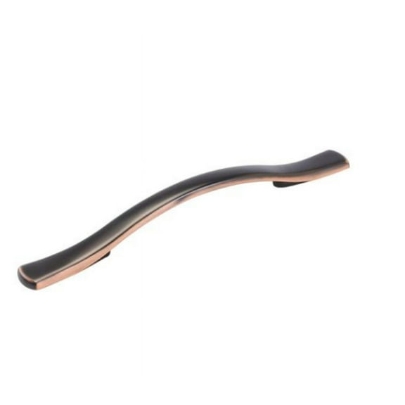 Hickory Hardware Euro-Contemporary Collection Pull, 128Mm C/C - Oil Rubbed Bronze Highlighted