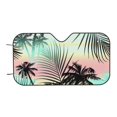 thumbnail image 7 of Balery Tropical Summer Palm Print Car Windshield Sun Shade,Windshield Sunshade for Car Pickup Truck SUV Accessories-Small, 7 of 7