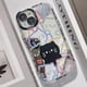 thumbnail image 1 of Caja colorida linda del teléfono de la historieta del espejo del gato de la línea para los accesorios móviles del iphone14 Promax 13 11 12, 1 of 4