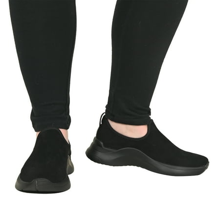 

Shop LC Women Seven7 Black Vegan Leather s Slip on Sneaker - Size 6