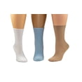 thumbnail image 6 of Sierra Socks Women's Diabetic Bamboo Crew Socks, Non-Binding, (Shoe Sizes 9-11), 3-Pack, 6 of 7