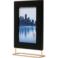 thumbnail image 4 of Concepts Modern Black Wood Photo Frame with Gold Stand – Sleek Tabletop Picture Frame, Minimalist Desk Decor, Gift-Ready Frame for Home & Office (pack of 4), 4 of 9