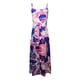 thumbnail image 5 of Moda para mujer Sexy cuello en V sin mangas ahueca hacia fuera impreso estampado Mid Claf vestidos Fridja  hjkh6379, 5 of 5