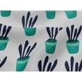 thumbnail image 5 of oneOone Viscose Jersey Turquoise Green Fabric Cactus Dress Material Fabric Print Fabric By The Yard 60 Inch Wide, 5 of 7