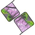 thumbnail image 3 of Faty-T Star Tree at Night Pot Holders Set of 2,Oven Hot Pads for Kitchen Heat Resistant Washable Potholder for Kitchen Baking, 3 of 15