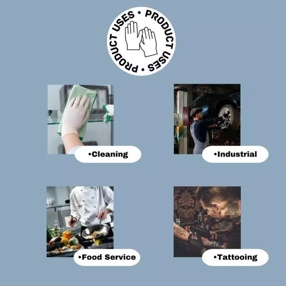 Shield Natural Industrial Gloves Small 4.5 Mil Powder Free Latex Disposable Gloves Comfort and Reliability 1000 Pieces