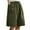 Green, variant on Women’s Minimalist Solid Color Faux Linen 5-Inch Shorts