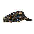 thumbnail image 2 of Yiaed Basketball Print Sport Sun Visor Hats Adjustable Empty Top Baseball Cap Cotton Ball Caps for Women and Men, 2 of 5
