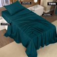 thumbnail image 2 of King Bed Sheet Set Piece Bedding Soft Brushed Microfiber Fabric Shrinkage & Fade Easy Care (), 2 of 7