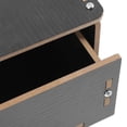 thumbnail image 4 of Raindrops Wooden Cash Storage Box Black Multi Grid Organizer for Office and Retail, 4 of 5