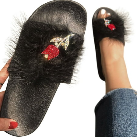 

PEASKJP Platform Sandals Women Fashion Leisure Breathable Flat Round Toe Womens Casual Slippers Thong Strappy Summer Shoes Black 7.5