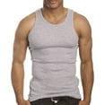 thumbnail image 4 of 3-Pack Men's A-Shirt Tank Top Gym Workout Undershirt Athletic Shirt (Slim & Muscle Fit ONLY) Assorted X-Large, 4 of 6