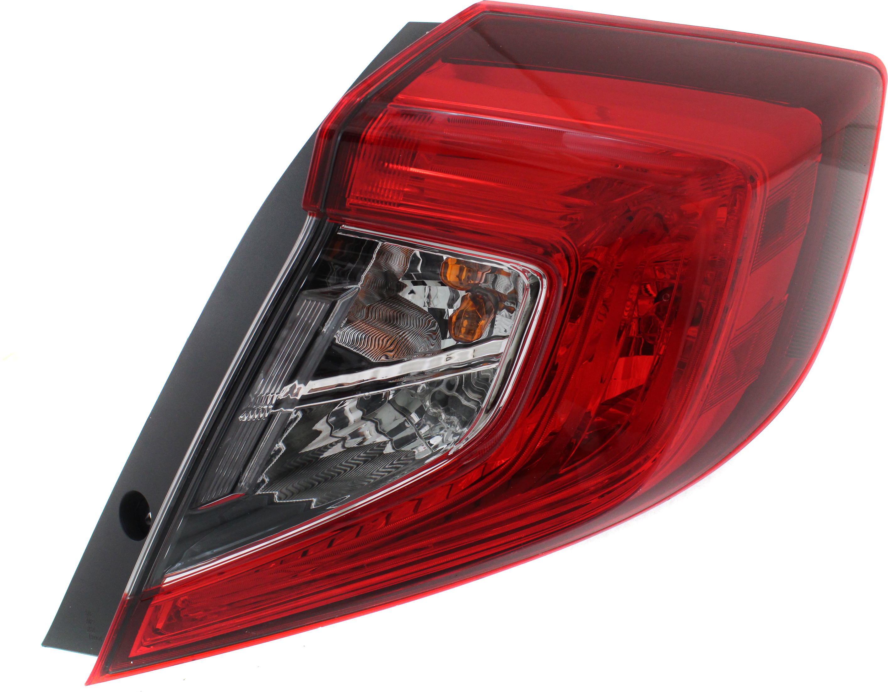 Tail Light Compatible With 2016-2021 Honda Civic Right Passenger Side, Outer With bulb(s) CAPA Certified