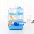 thumbnail image 6 of PAMINGONO Rectangular Hamster Cage Blue 1Pack 8.3x10.6x17.7in Plastic, 6 of 8