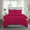 thumbnail image 2 of 100% Egyptian Cotton 3Pcs Tufted Pattern Duvet Set - Solid (Hot Pink, King/Cal-King), 2 of 5