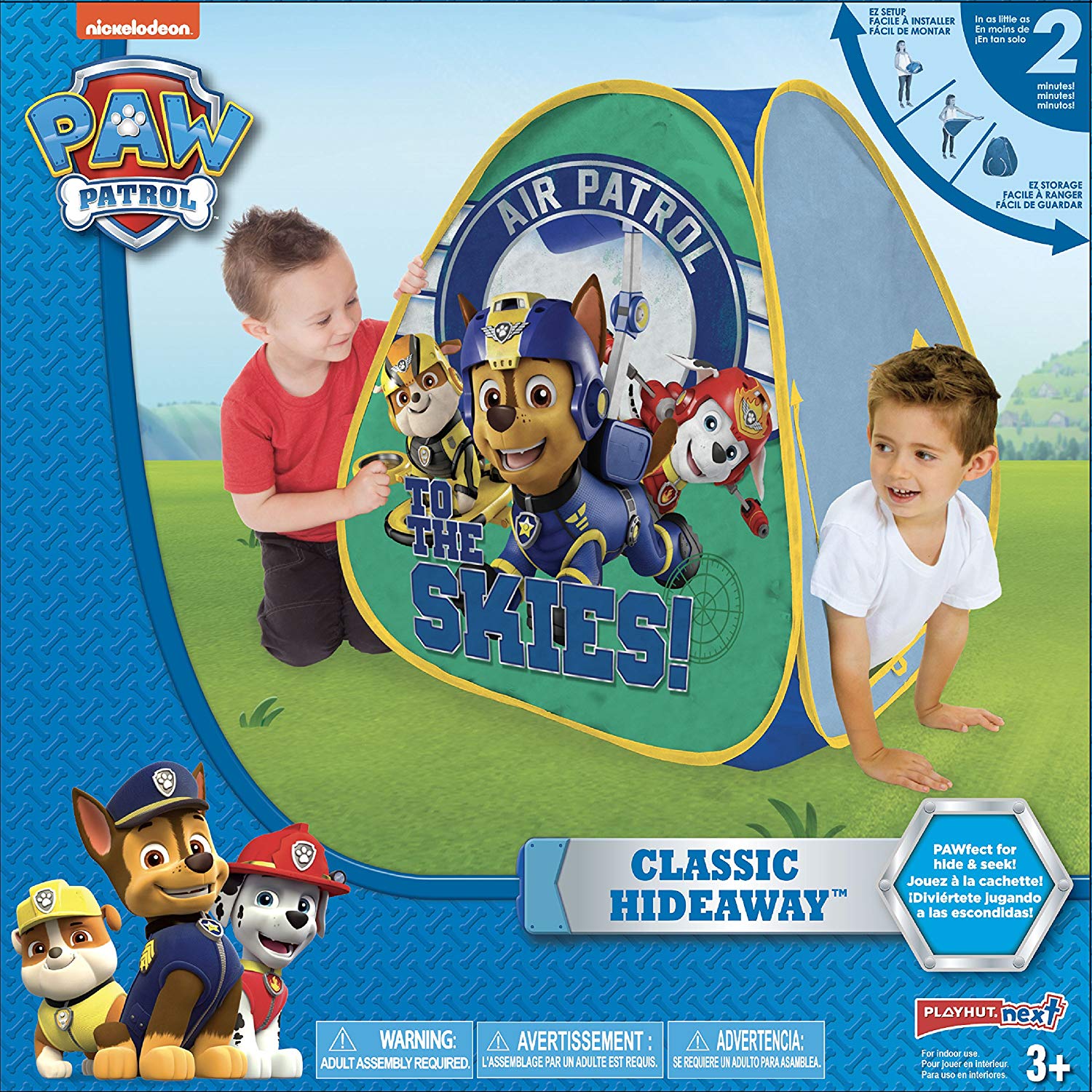 playhut tent and tunnel paw patrol