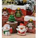 thumbnail image 1 of 3pcs Mini Santa Snowman Xmas Tree Figurine Miniature Resin Figurine Micro Landscape Ornament For Xmas Home Party Cake Toppers Decorations, 1 of 3