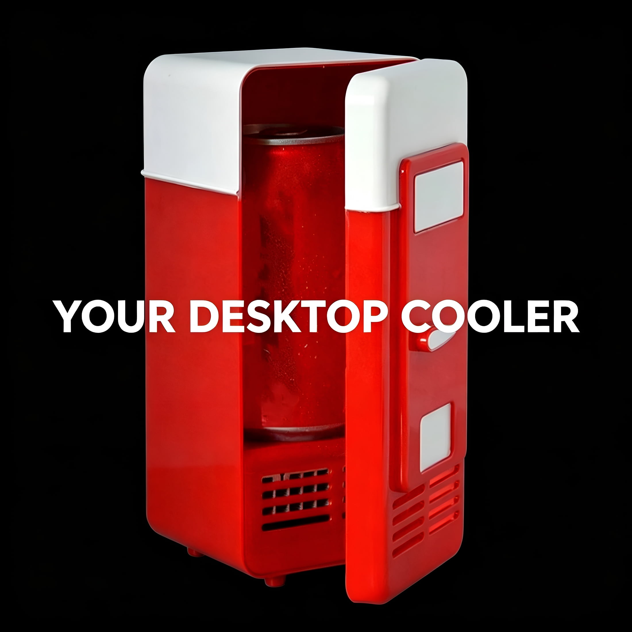 HIBIBUD Usb Mini Refrigerator,Portable Hot Cold Mini Fridge for Drinks,Usb-Powered Small Refrigerator for Cosmetics Skincare Medicine Office Desk Car