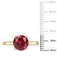 thumbnail image 2 of Everly Women's Created Ruby 10k Yellow Gold Ring, 2 of 7