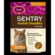 Sentry Hairball Chewables Chicken Liver Flavor, 2.5 Ounce