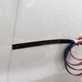 thumbnail image 6 of Car Side Door Black Chrome Strip Bumper Protect Trim Tape Sticker 10mm 3 M Decor, 6 of 10