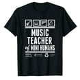 thumbnail image 1 of AALJY Professeur de Musique Drôle de Mini Designs d'Information Humaine, T-shirt Décontracté à la Mode, 1 of 5