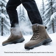 thumbnail image 5 of Mens Winter Snow Boots Anti Slip Hiking Outdoor Trekking Shoes, 5 of 10