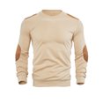 thumbnail image 2 of Colorblock Sweatshirts for Men Long Sleeve Round Neck Pullover Casual T-shirt Workwear Regular Fit Sweater Oversized Sweatshirts Soft Classic Tops Comfortable Loungewear, 2 of 7