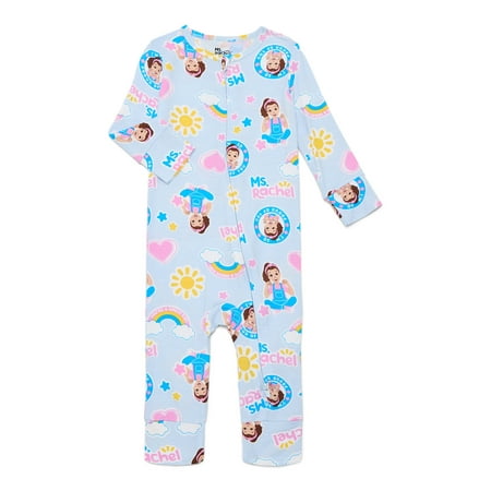 Wonder Nation Baby Gender Neutral Zip Front Footed Sleep N Play Pajamas, Sizes Preemieie-6/9 Months